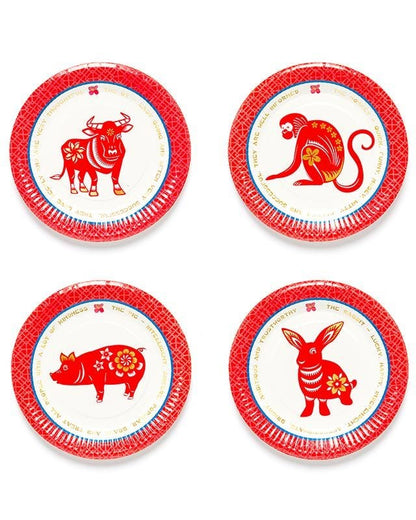 Chinese New Year Paper Plates 12pk