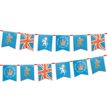 King's Coronation Paper Bunting - 3m