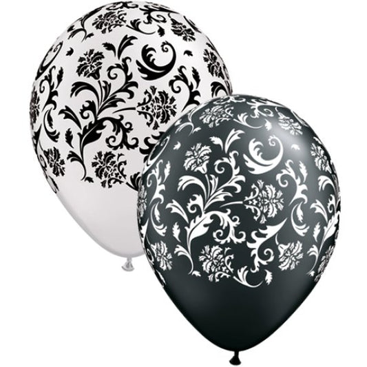Damask Pattern balloons