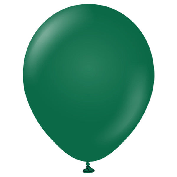 Latex Balloons - Dark Green - 5pk