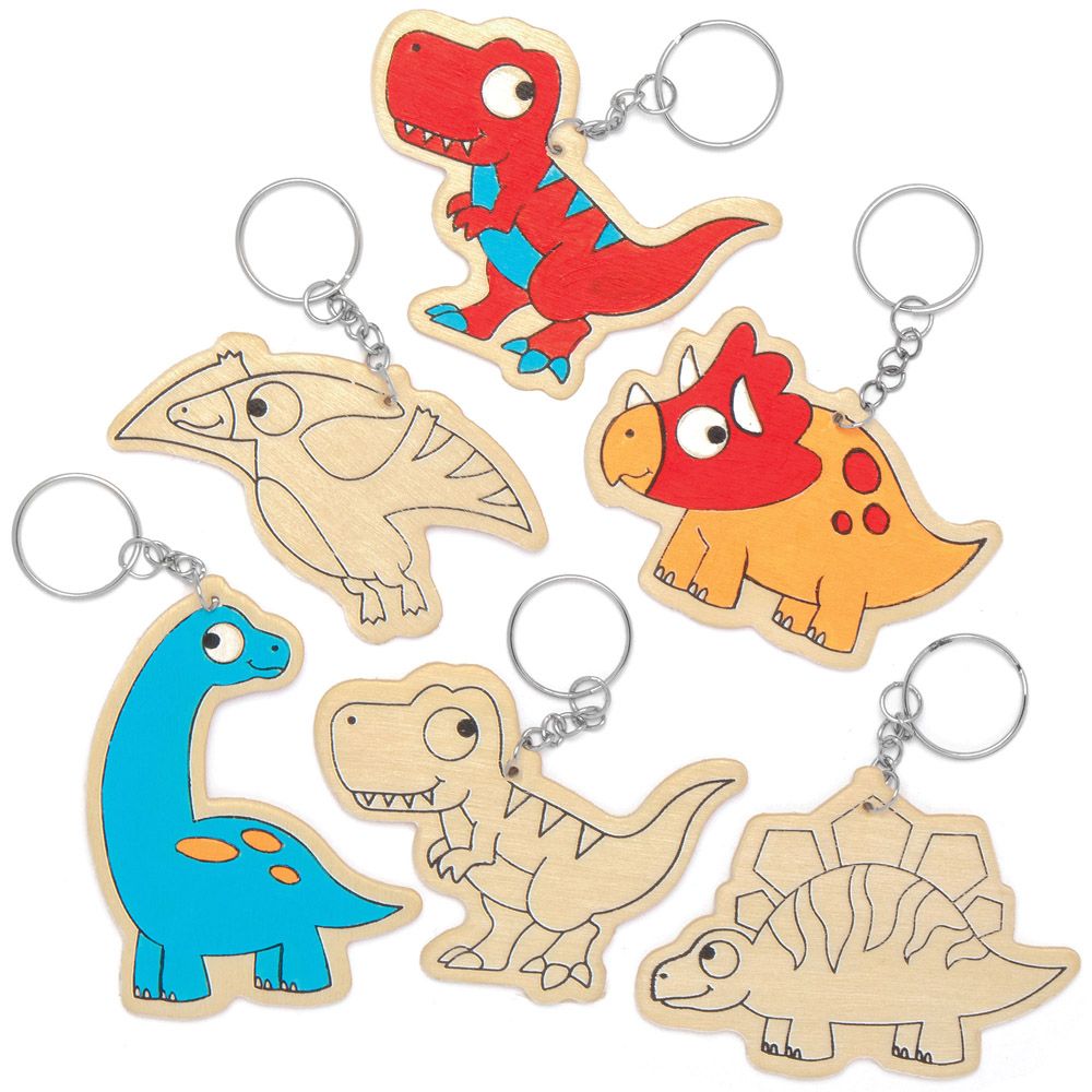 Cute hot sale dinosaur keychain