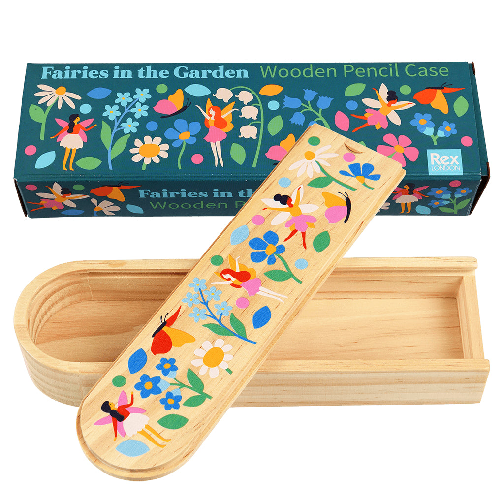 Wooden Fairy Pencil Box