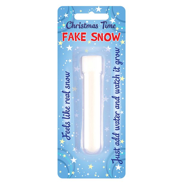 fake snow tube