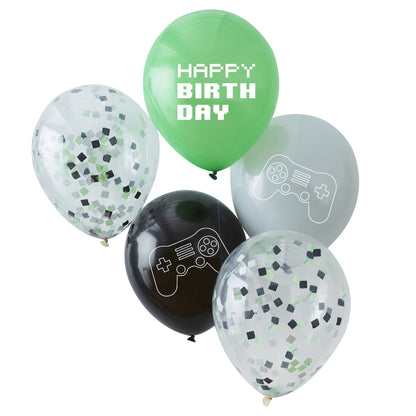 Gamer Party Latex Balloons