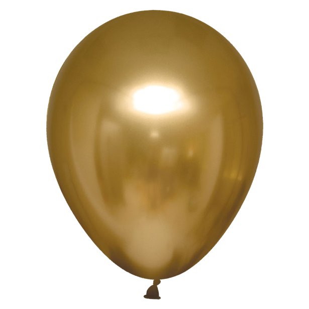 gold chrome balloon