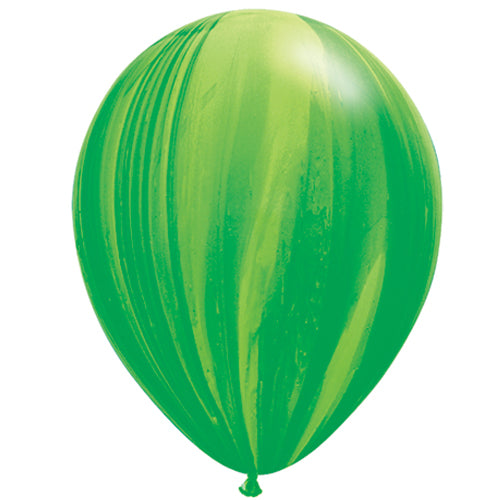 Green Marble Latex Balloons