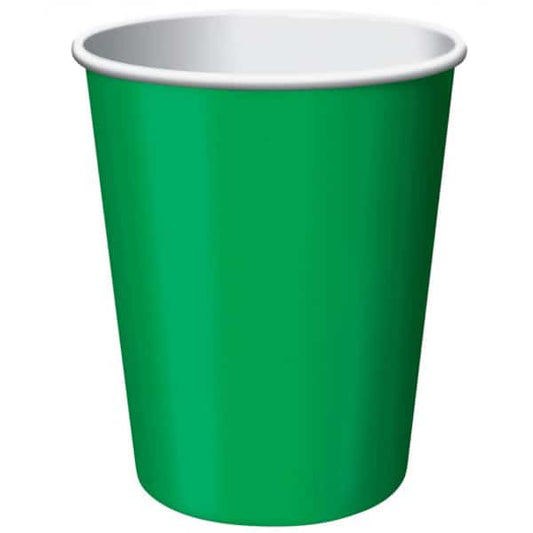green paper cup