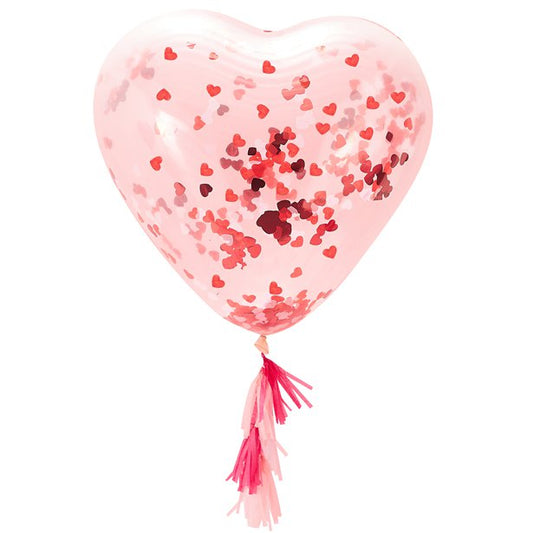 Heart Confetti Balloon