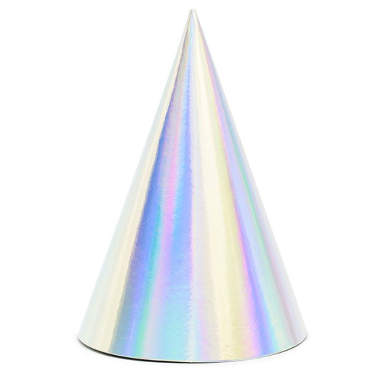 iridescent foil hat