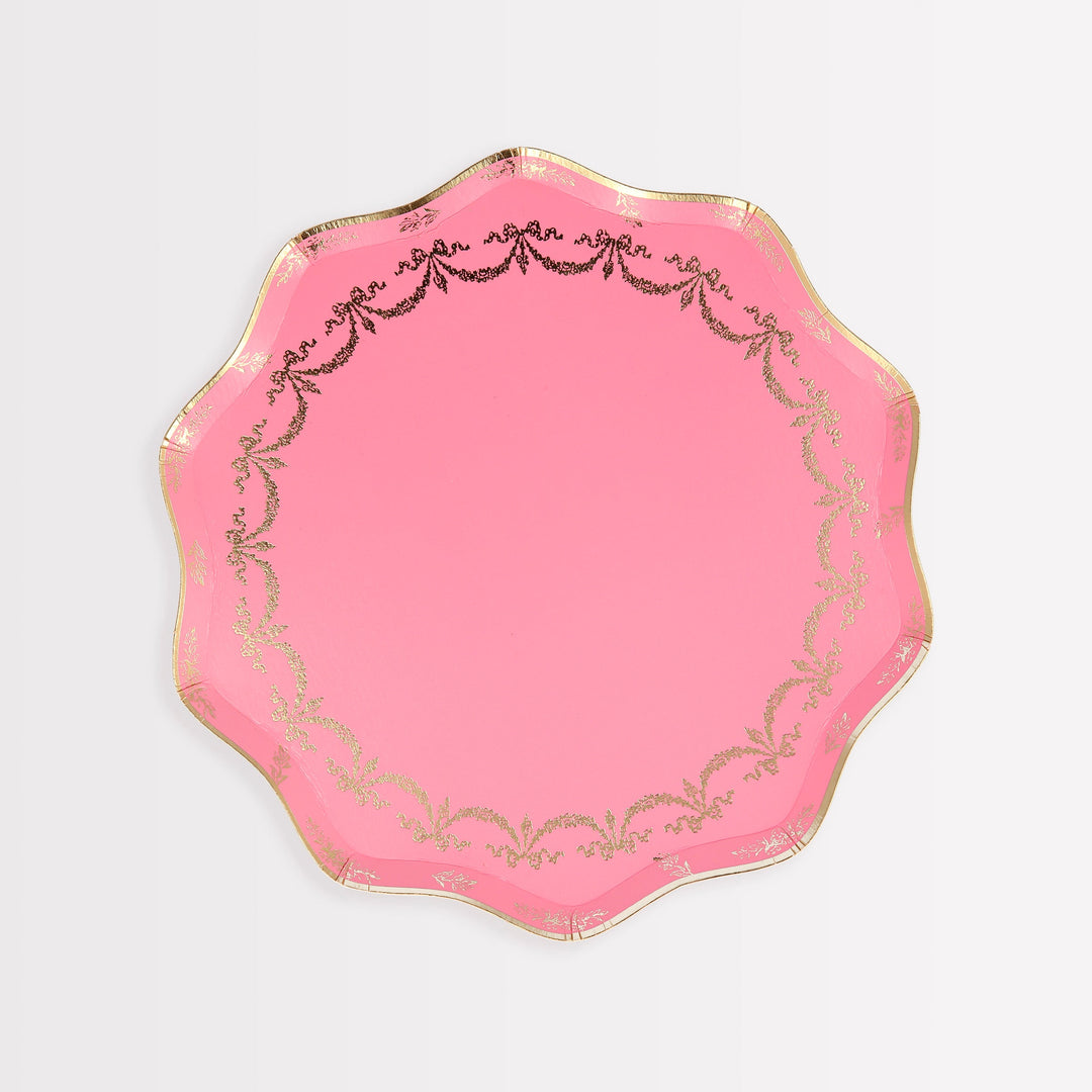 laduree plates pink