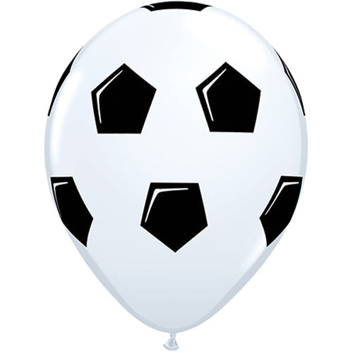 Latex Balloons - Football Print - 5pk