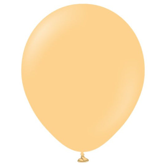 Latex Balloons - Peach - 5pk