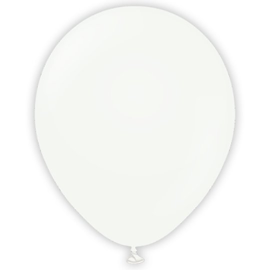 Latex Balloons - White - 5pk