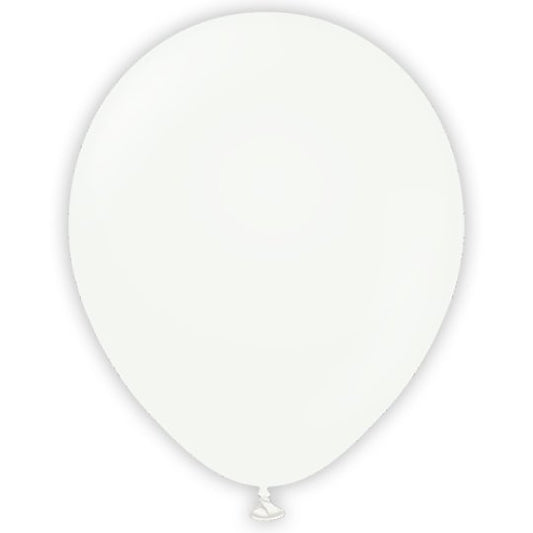 Latex Balloons - White - 5pk