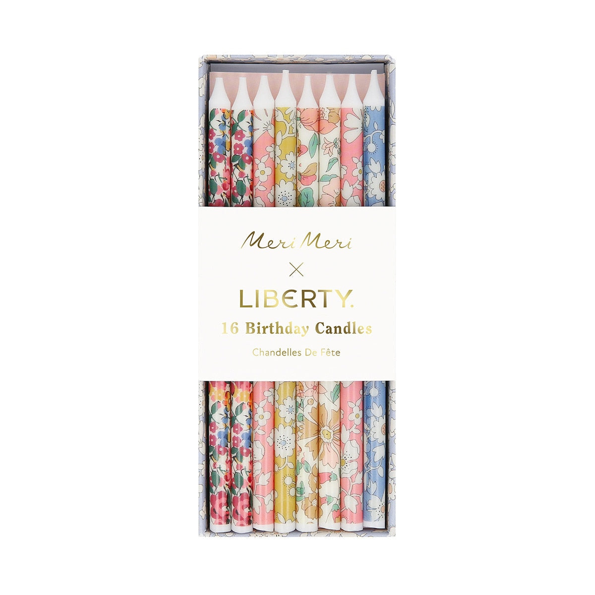 Meri Meri - Liberty Print Candles 16 pack