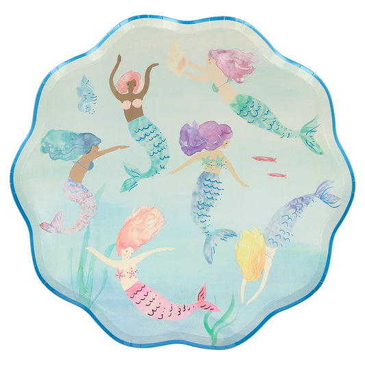 Mermaid plates