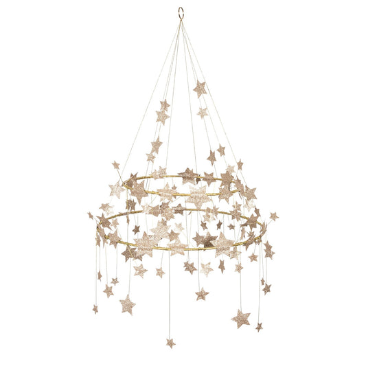 gold star chandelier