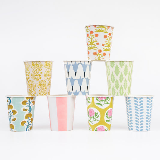 Meri Meri x Molly Mahon Cups - 8 pk