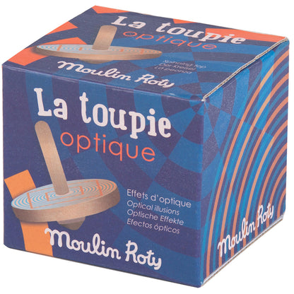Moulin Roty - Opticial illusion spinning top - Les petites merveilles