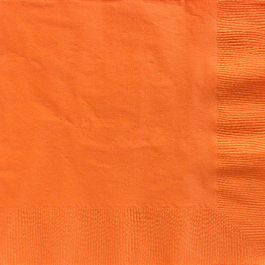 orange paper napkins