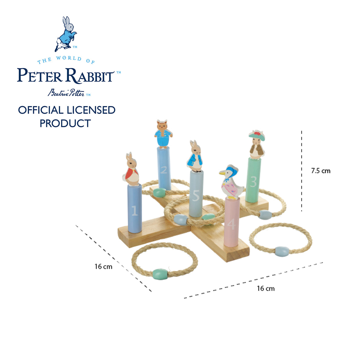 Peter Rabbit™ Wooden Hoopla Game