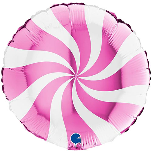Pink swirl balloon