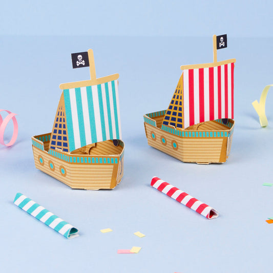 Create Your Own Pirate Blow Boats