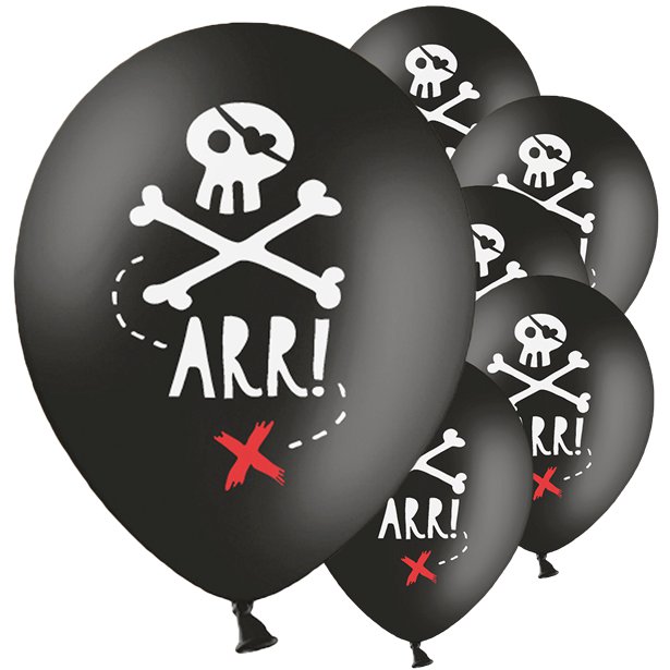 Pirate skull balloons