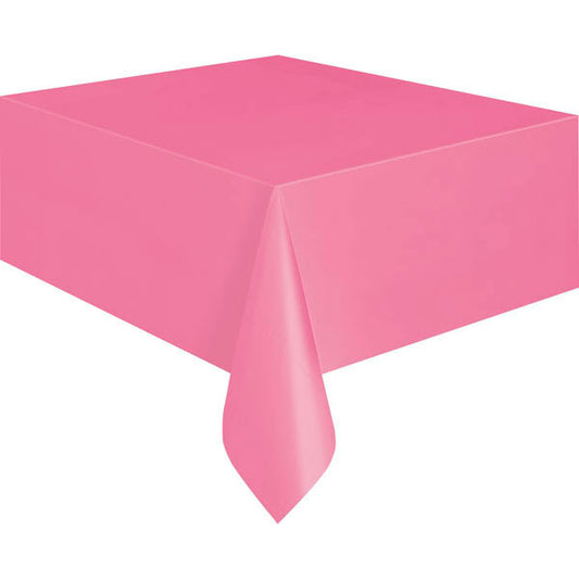 plain hot pink table cover