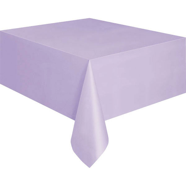 plain lavender table cover