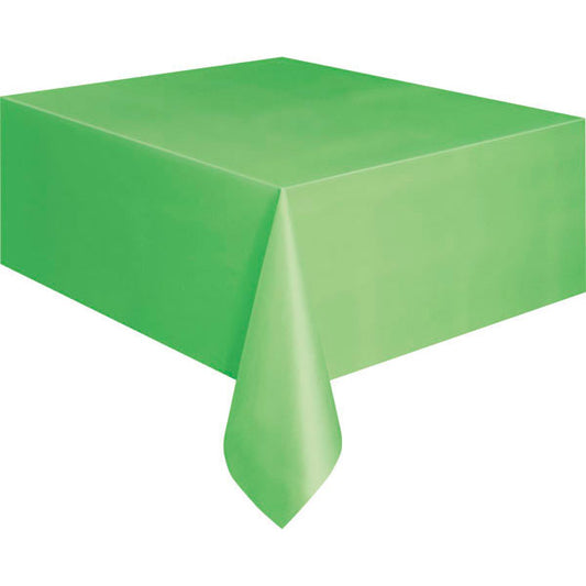 plain lime green table cover