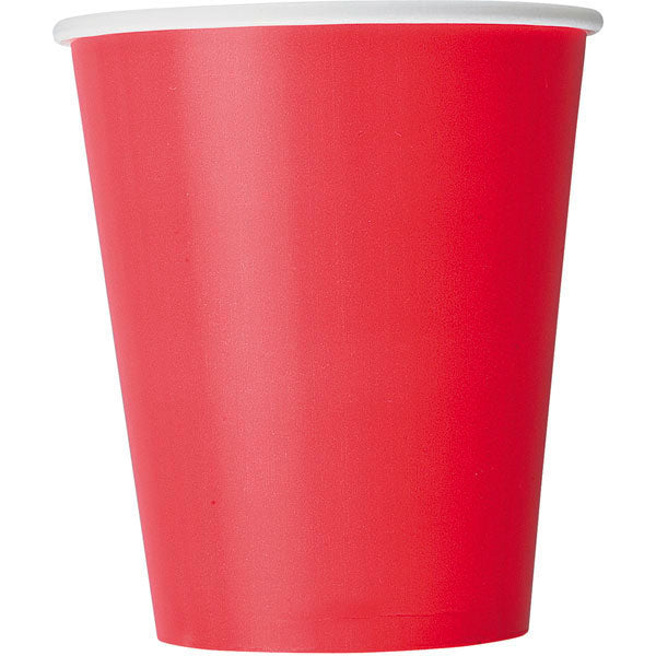 Plain Ruby Red Cups 8pk – The Party Pirate