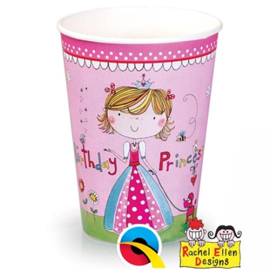 Rachel Ellen Princess Paper Cups - 8pk – The Party Pirate