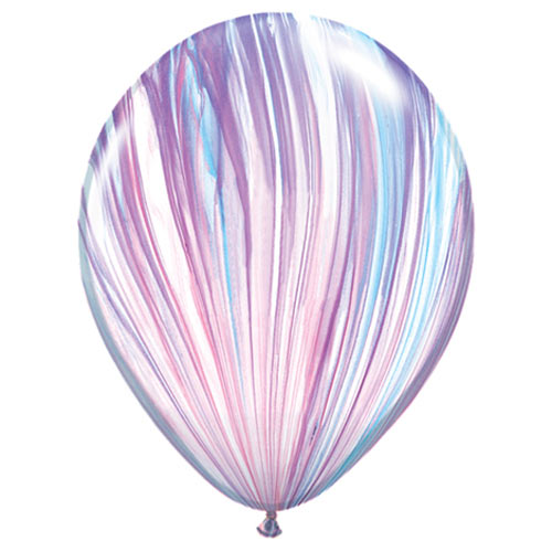 Purple Agate Marble Latex Balloon
