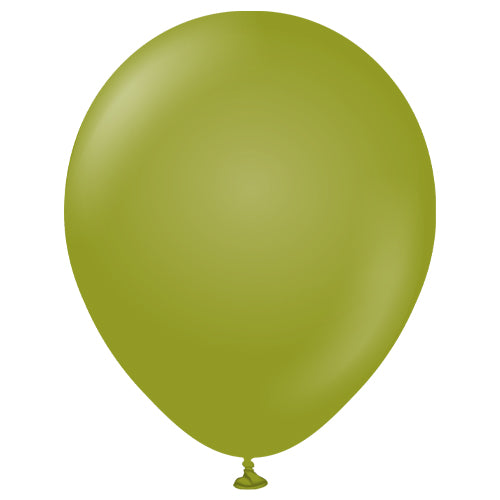 olive green balloon