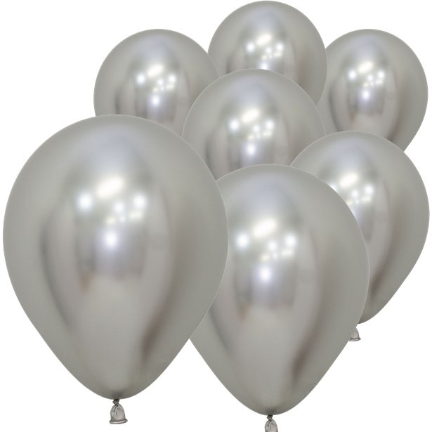 silver balloons