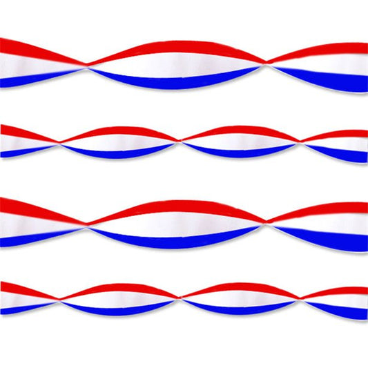 Red White and Blue Streamer