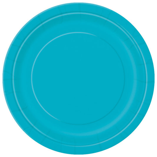 teal plate small