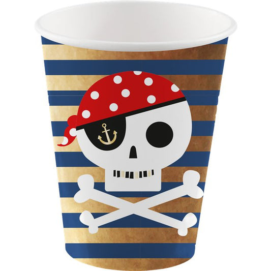 pirate paper cup
