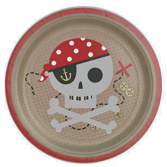 treasure island pirate plates