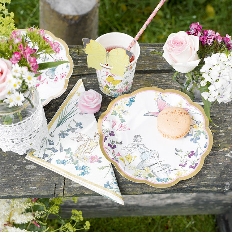 Truly Fairy Plate, garden table spread